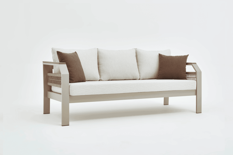 Terni 4 - Piece Aluminum Sofa Seating Group with Cushions