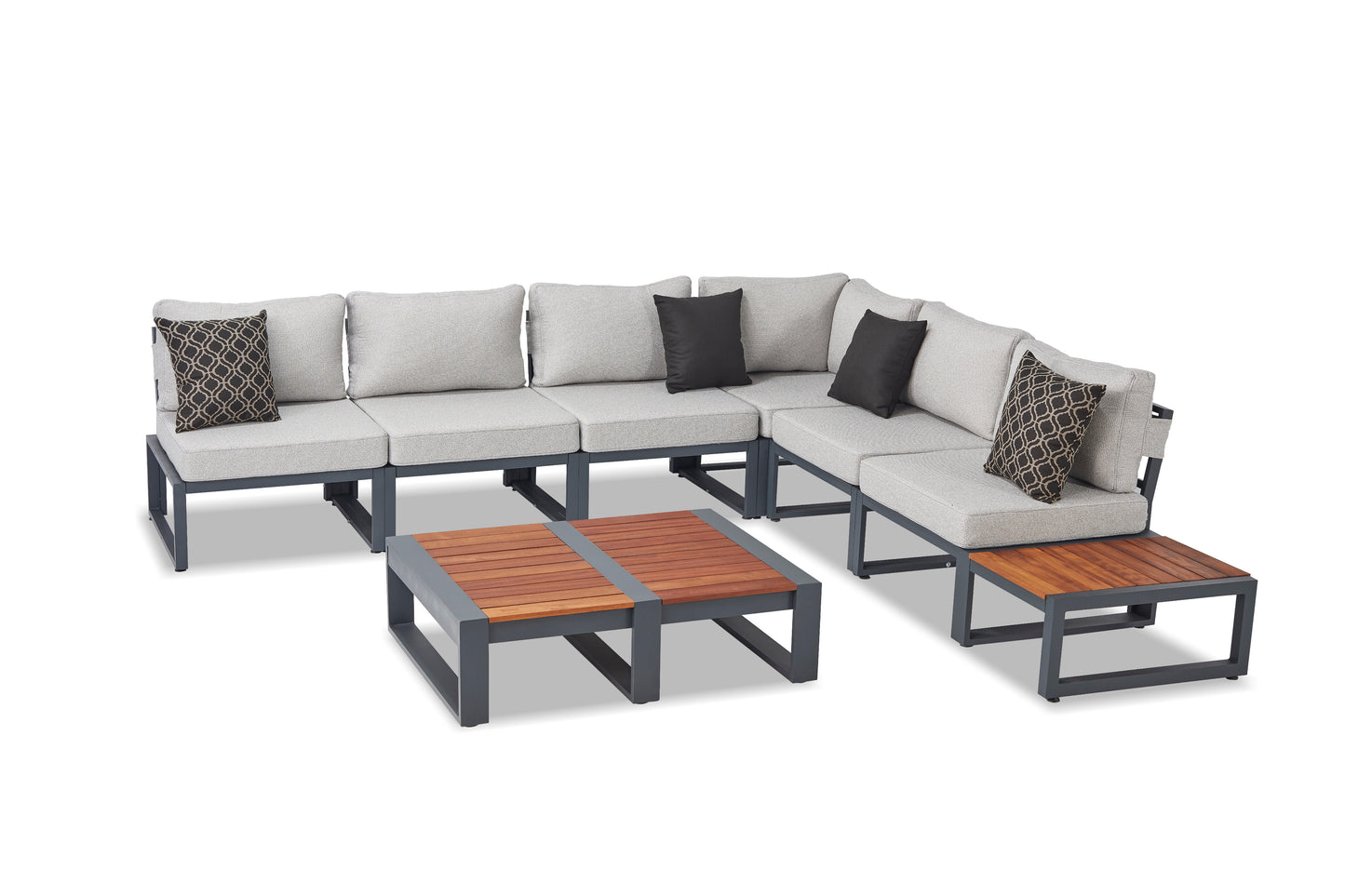 Temerario Aluminum Garden Balcony Corner Set