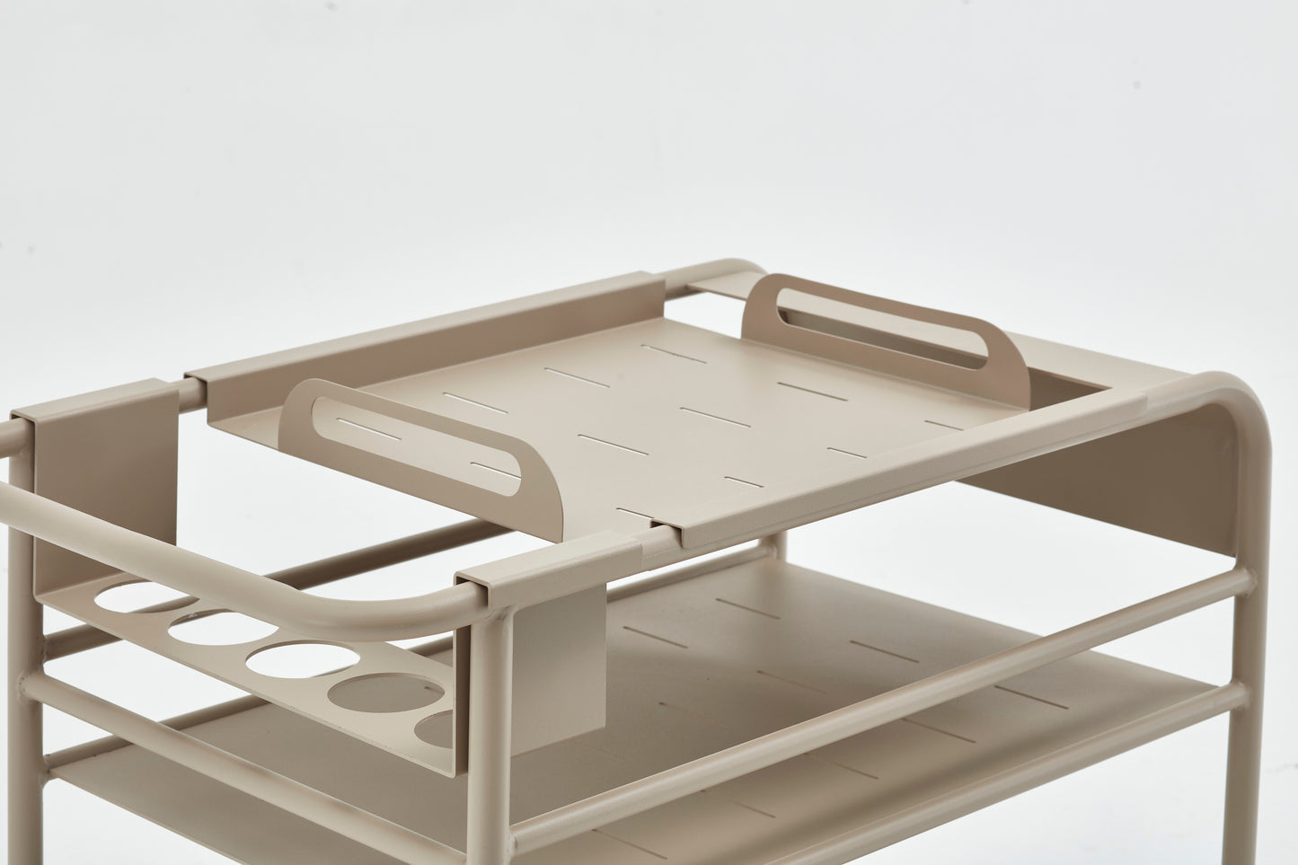 Elvira Aluminum Bar Cart by Ministro Furniture