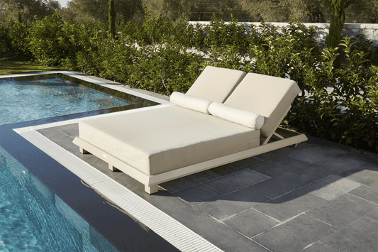 Mykonos Outdoor Aluminum Chaise Lounge